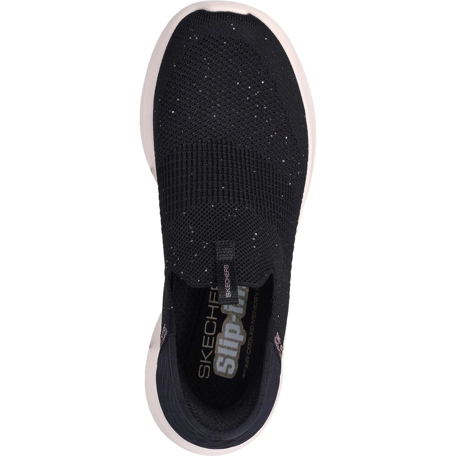 Skechers 149594 Slip-ins Ultra Flex 3.0 Sneakers für Damen mit weiter Passform - Schwarz/Roségold