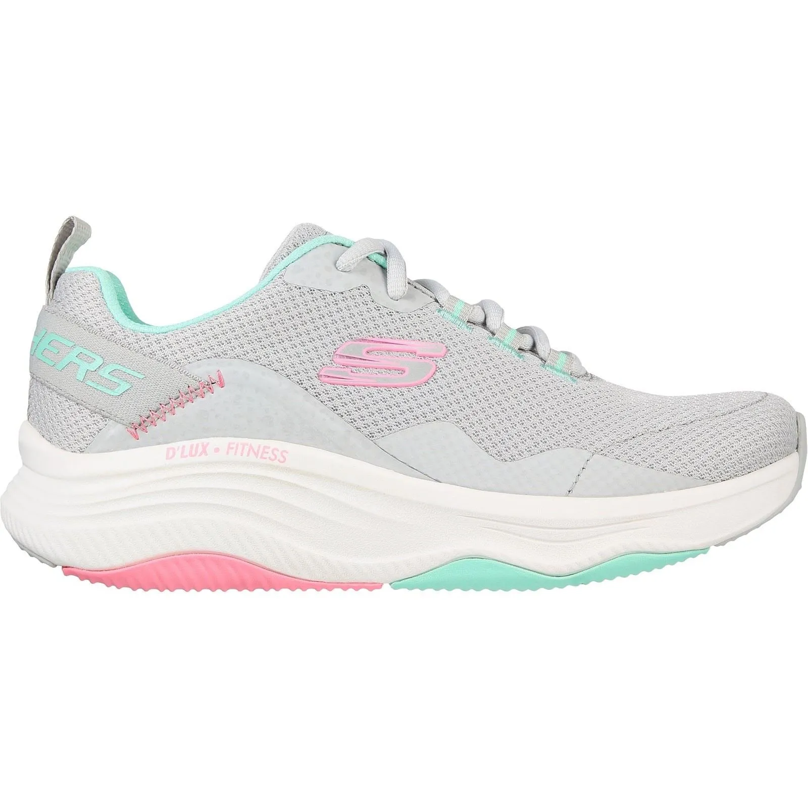 Skechers 149835 D'Lux Fitness Roam Free Sneakers für Damen mit weiter Passform