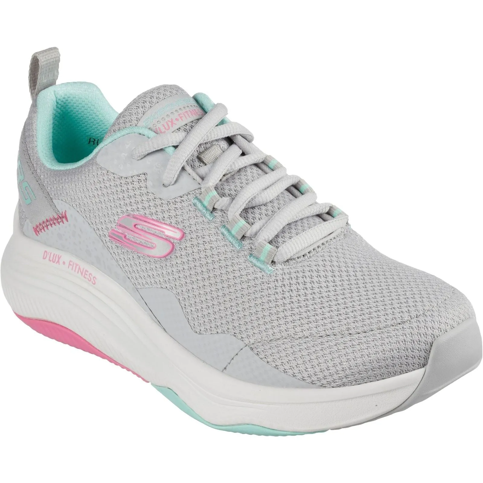 Skechers 149835 D'Lux Fitness Roam Free Sneakers für Damen mit weiter Passform