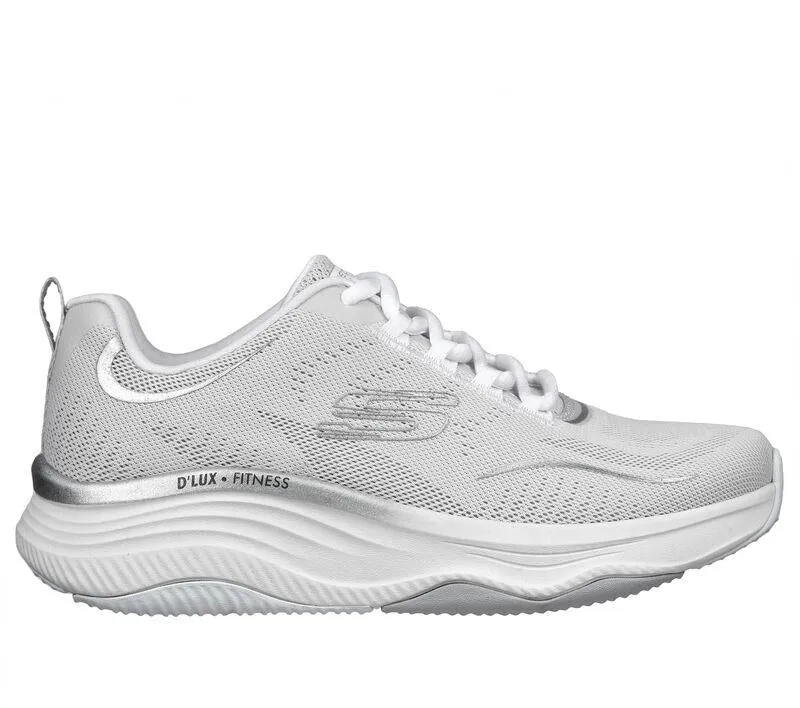 Skechers 149837 D'lux Fitness Pure Glam Sneakers für Damen mit weiter Passform