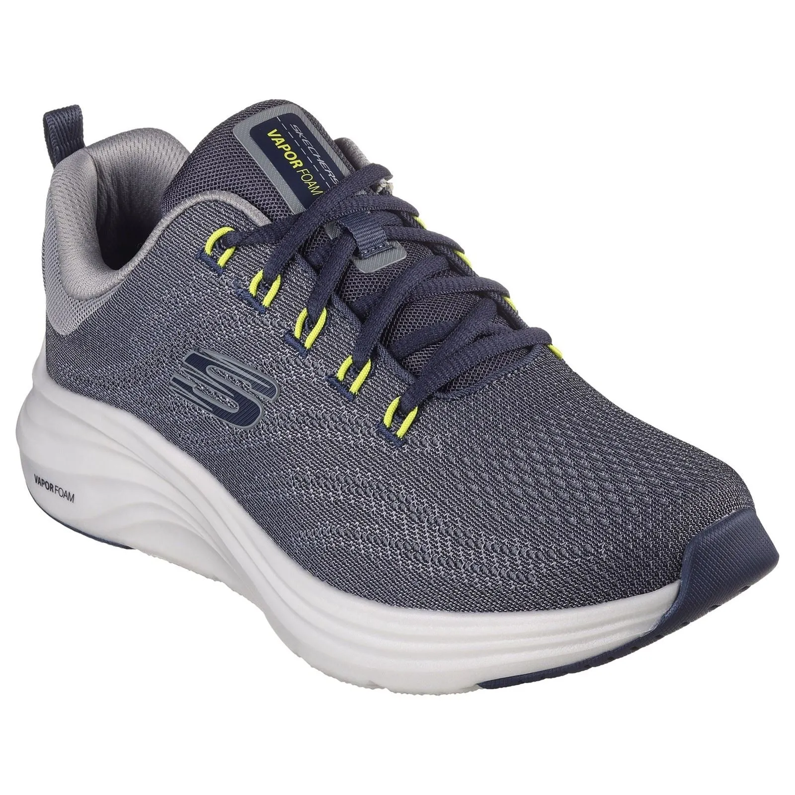 Skechers 232626 Vapor Foam Varien Sneakers für Herren, weite Passform, Marineblau/Grau