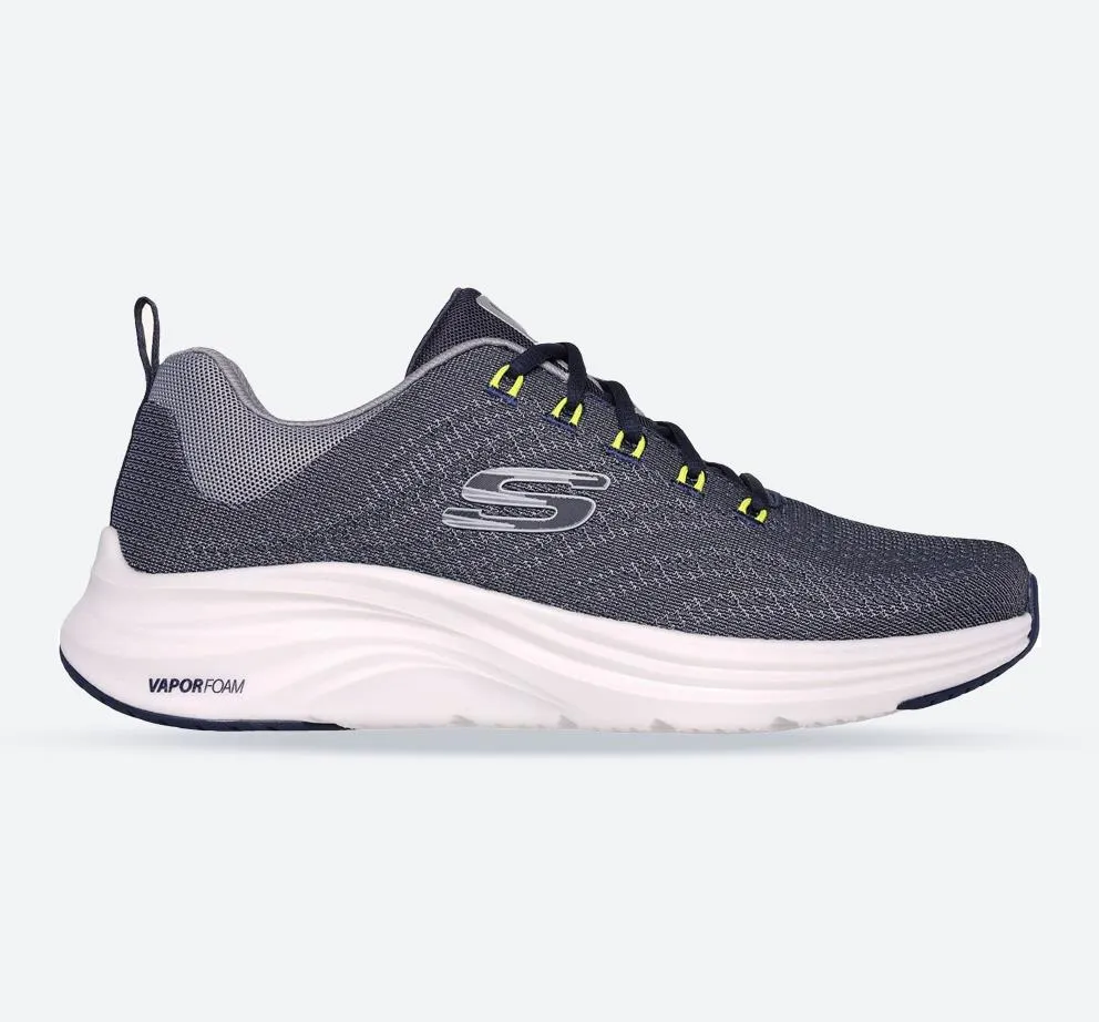 Skechers 232626 Vapor Foam Varien Sneakers für Herren, weite Passform, Marineblau/Grau