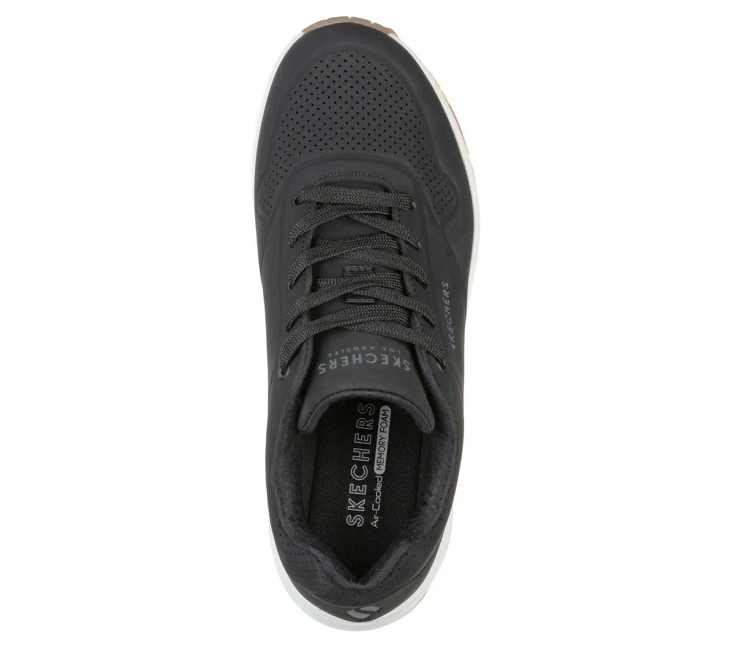 Skechers 73690 Uno – Stand On Air Walking-Sneakers für Damen mit weiter Passform