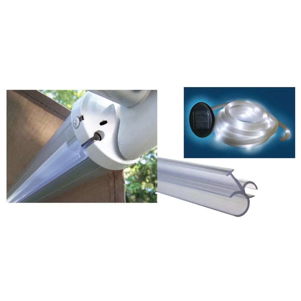 Solar Rope Lights w/Tracks 18'