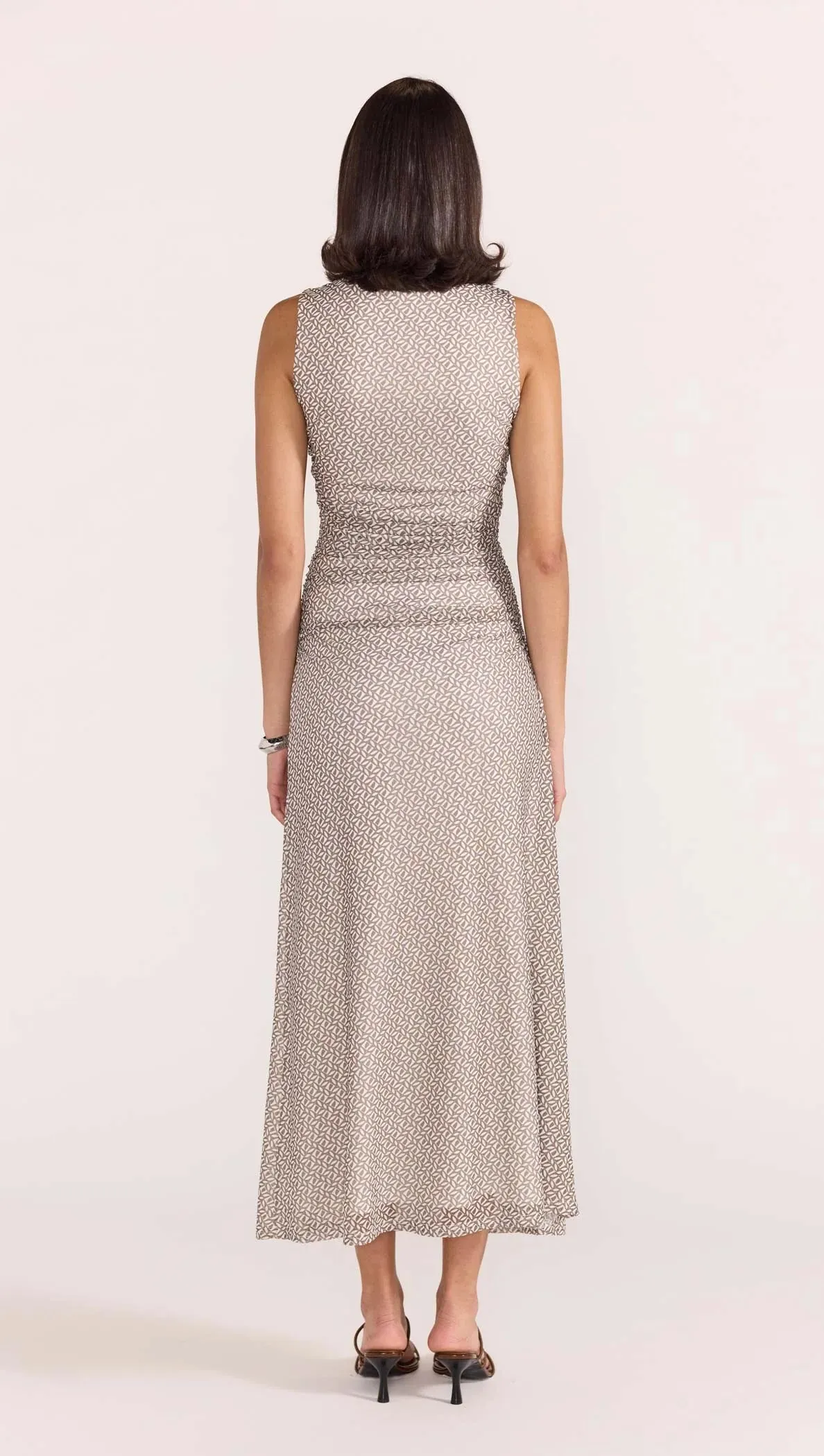 Staple The Label Noa Mesh Maxi Dress - Geometric
