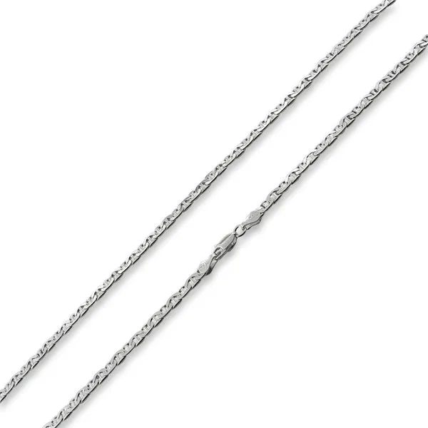Sterling Silver Flat Marina Chain 4.0MM