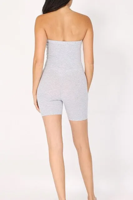 Summer Strapless Romper – Solid Tube Top Casual Design ZTCSR3007RC76 $5Each