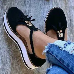 TasselEspadrille Platform Sandals