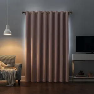 Wayfair Basics Blackout Grommet Curtain Panel Wayfair Basics® Curtain Color: Blush Size per Panel: 54" W x 84" L