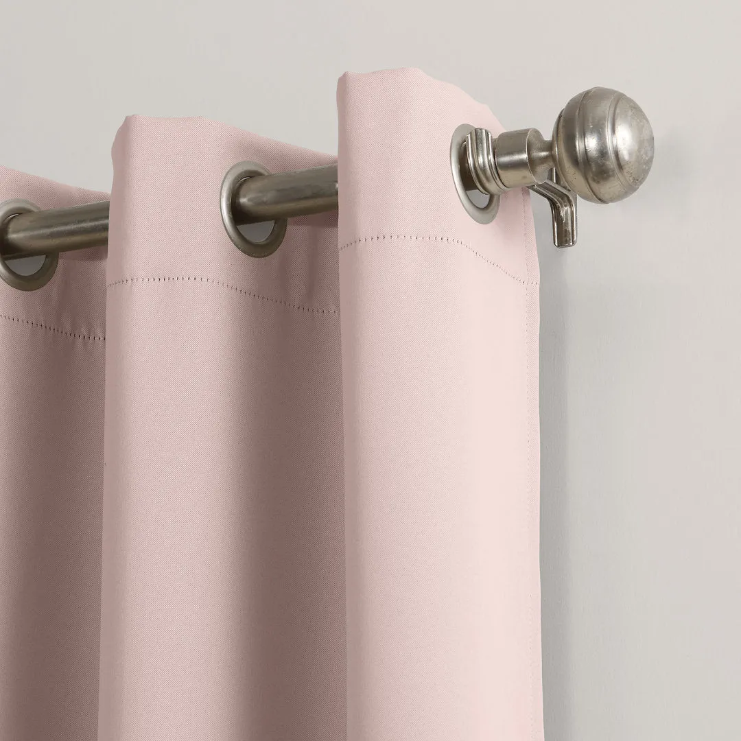Wayfair Basics Blackout Grommet Curtain Panel Wayfair Basics® Curtain Color: Blush Size per Panel: 54" W x 84" L