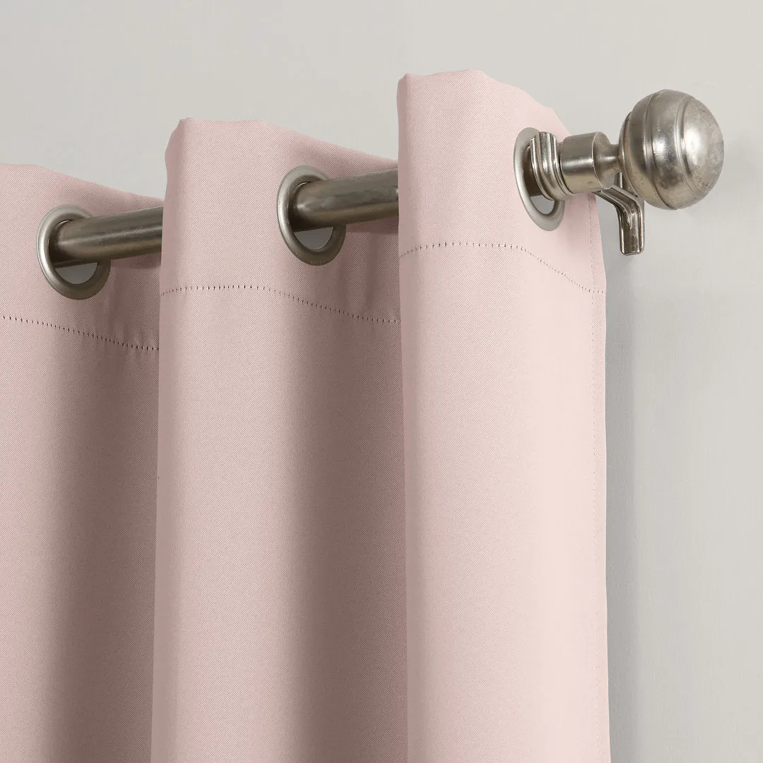 Wayfair Basics Blackout Grommet Curtain Panel Wayfair Basics® Curtain Color: Blush Size per Panel: 54" W x 84" L