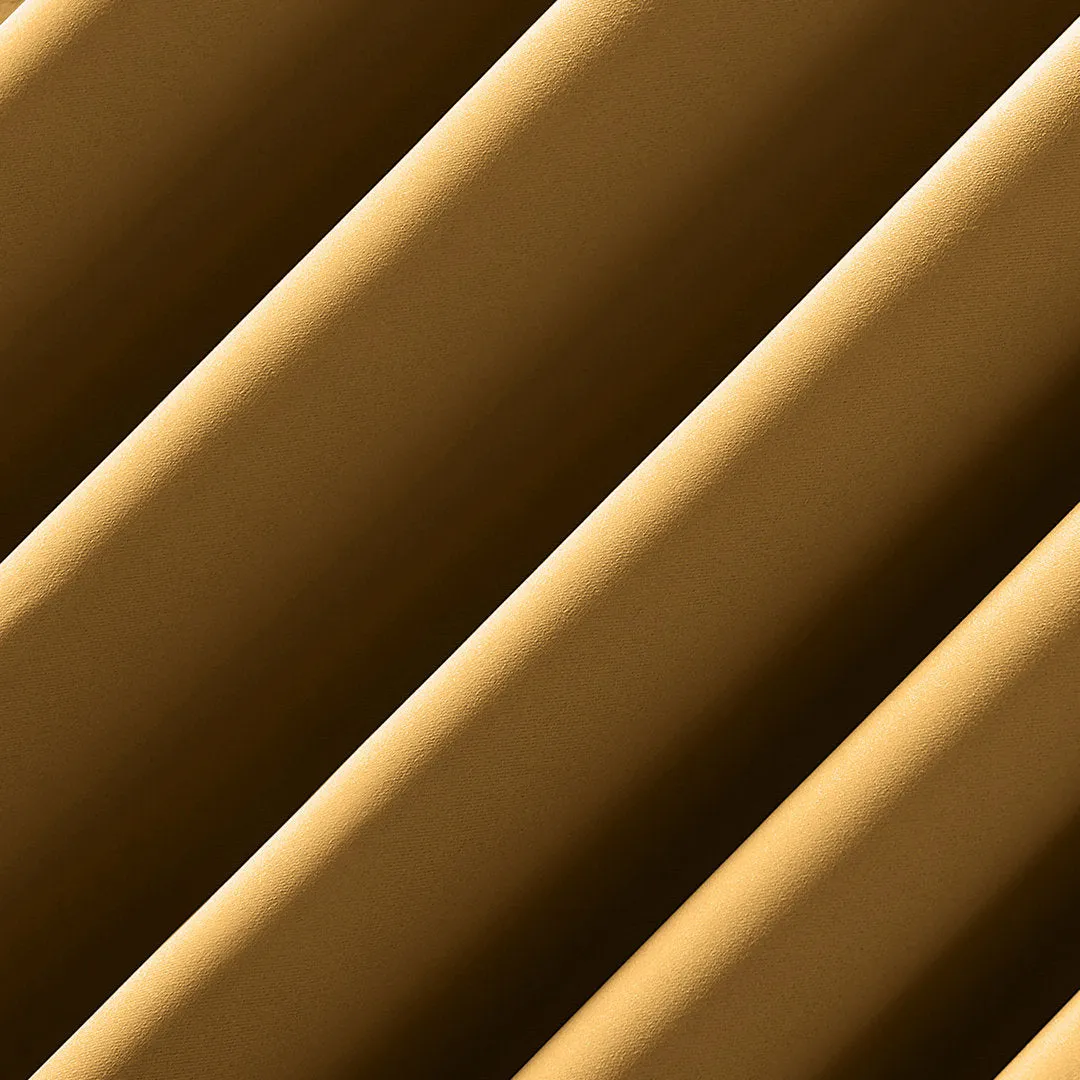 Wayfair Basics Blackout Grommet Curtain Panel Wayfair Basics® Curtain Color: Gold Size per Panel: 54" W x 63" L