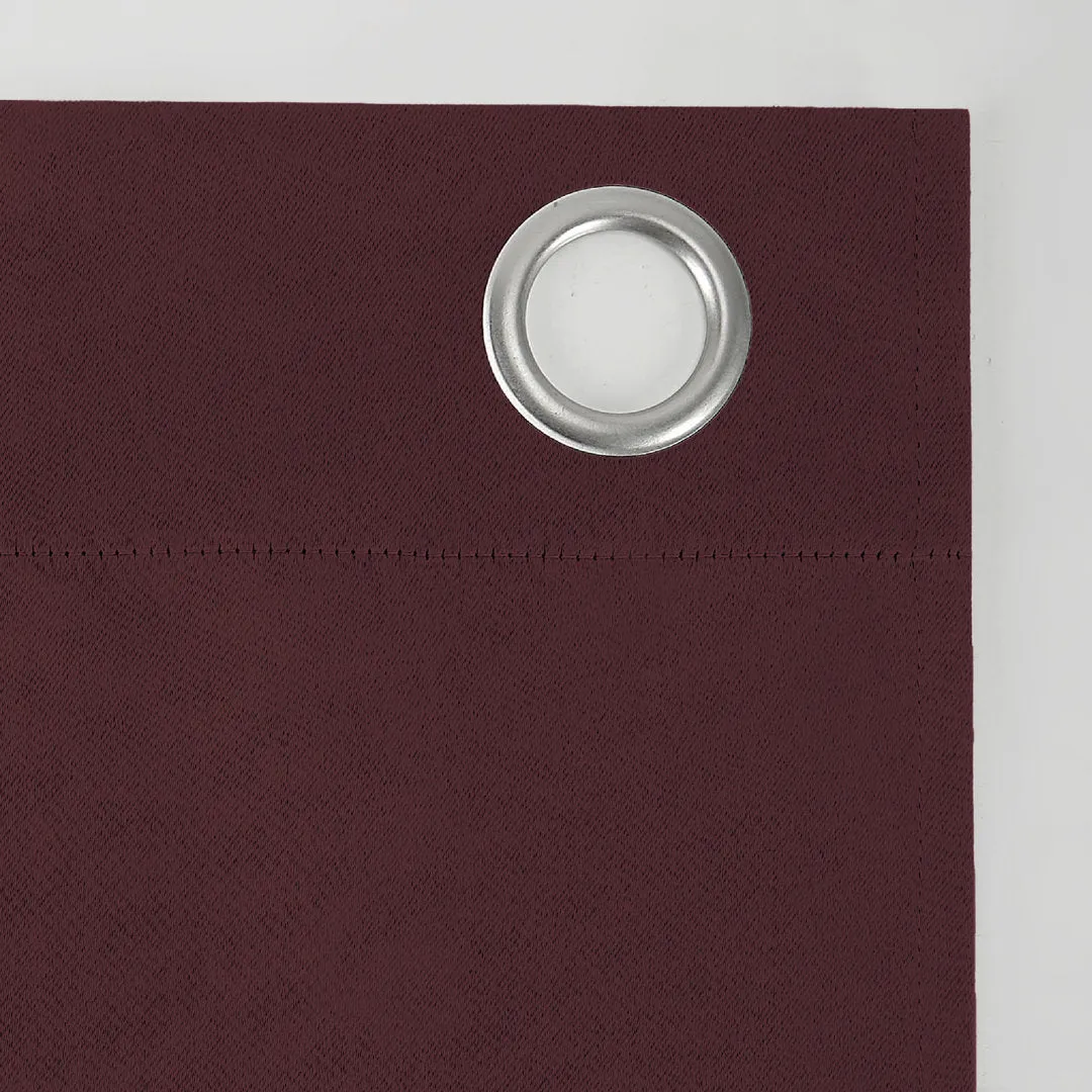 Wayfair Basics Blackout Grommet Curtain Panel Wayfair Basics® Curtain Color: Merlot Red Size per Panel: 40" W x 84" L