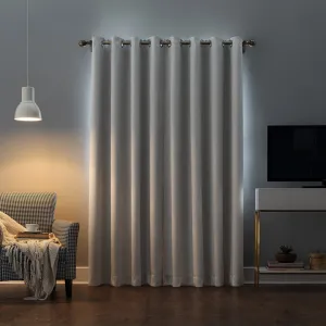Wayfair Basics Blackout Grommet Curtain Panel Wayfair Basics® Curtain Color: Pearl Size per Panel: 40" W x 120" L