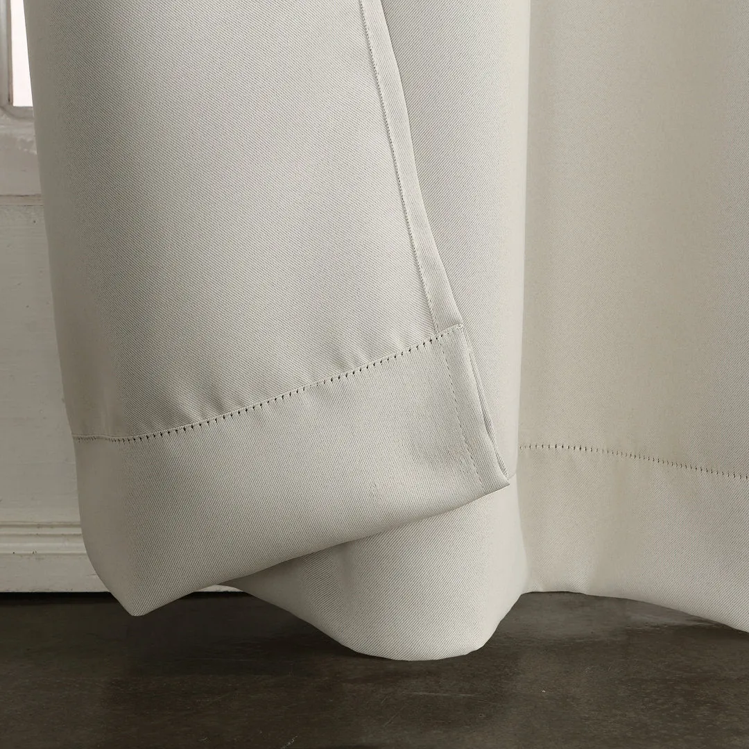 Wayfair Basics Blackout Grommet Curtain Panel Wayfair Basics® Curtain Color: Pearl Size per Panel: 40" W x 54" L