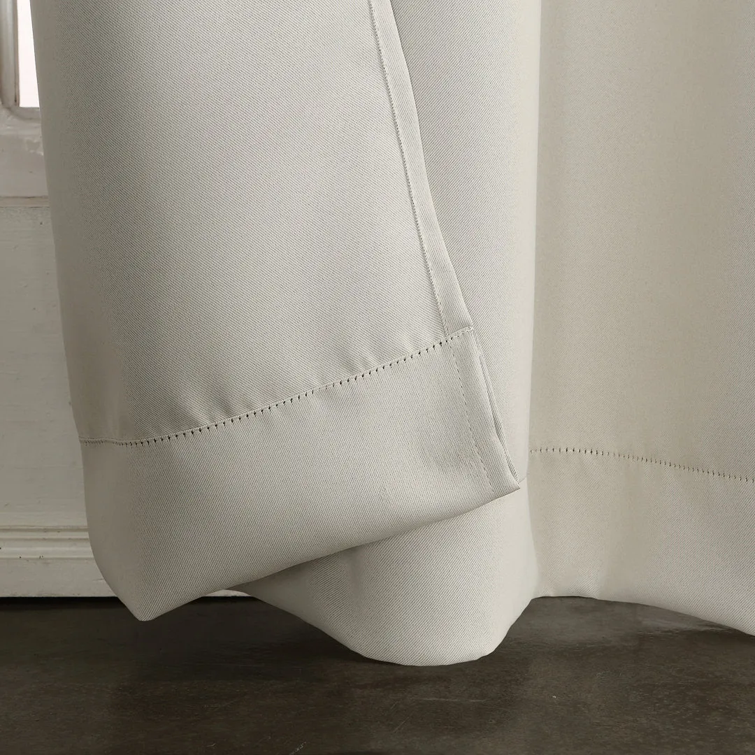 Wayfair Basics Blackout Grommet Curtain Panel Wayfair Basics® Curtain Color: Pearl Size per Panel: 40" W x 54" L