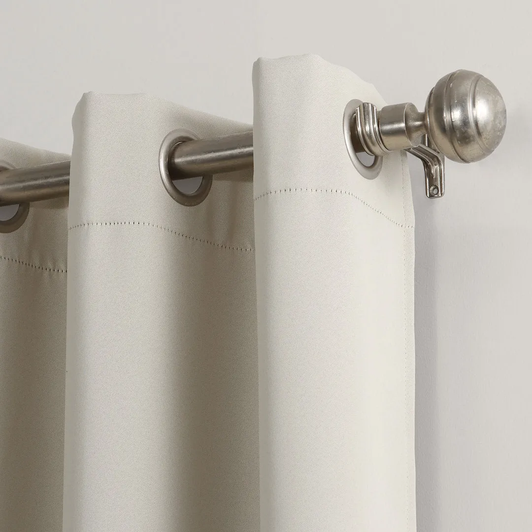 Wayfair Basics Blackout Grommet Curtain Panel Wayfair Basics® Curtain Color: Pearl Size per Panel: 40" W x 54" L