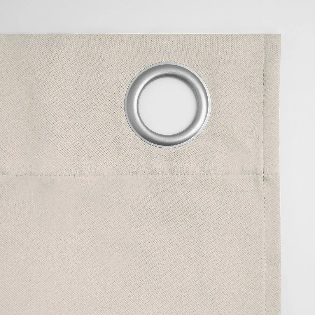 Wayfair Basics Blackout Grommet Curtain Panel Wayfair Basics® Curtain Color: Pearl Size per Panel: 40" W x 54" L