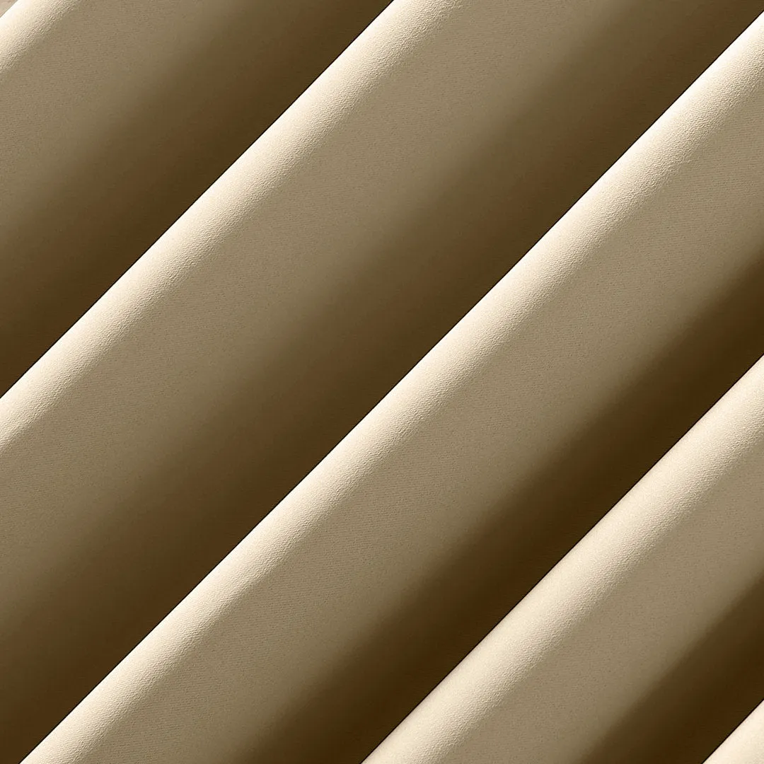 Wayfair Basics Blackout Grommet Curtain Panel Wayfair Basics® Curtain Color: Taupe Size per Panel: 54" W x 108" L