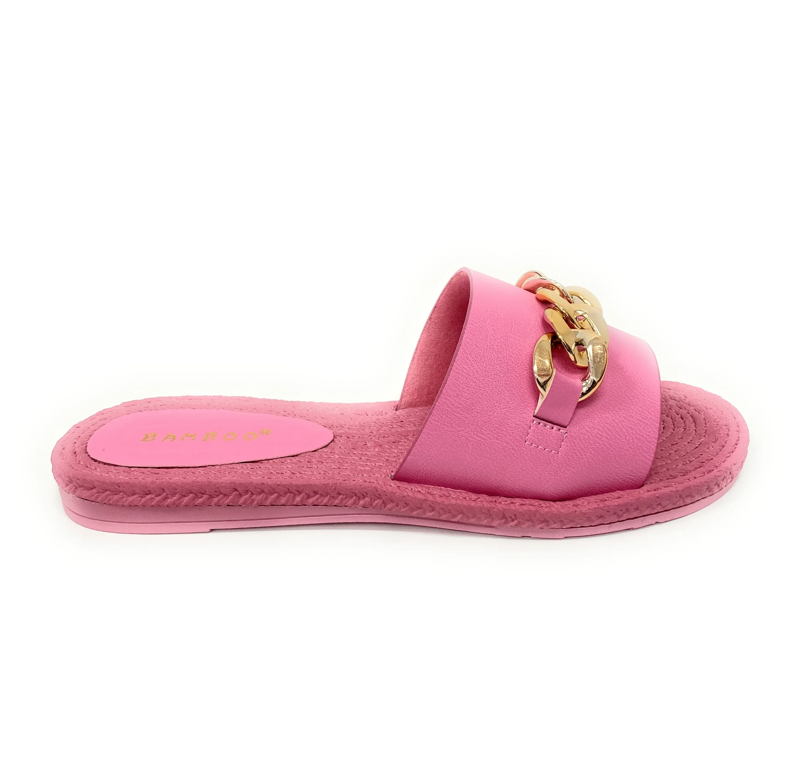 Women wide Band slide w/ chain Athena-15