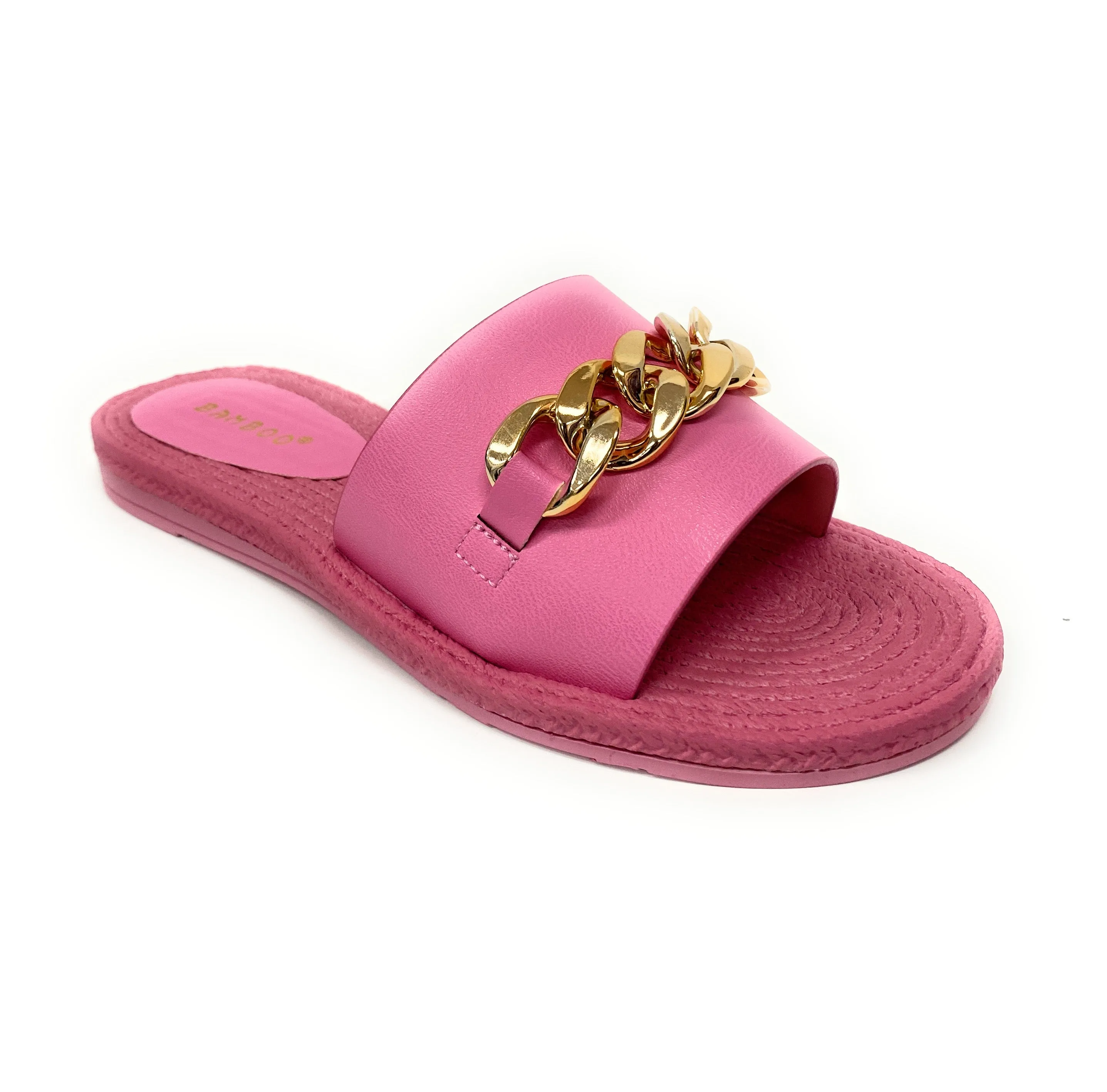 Women wide Band slide w/ chain Athena-15