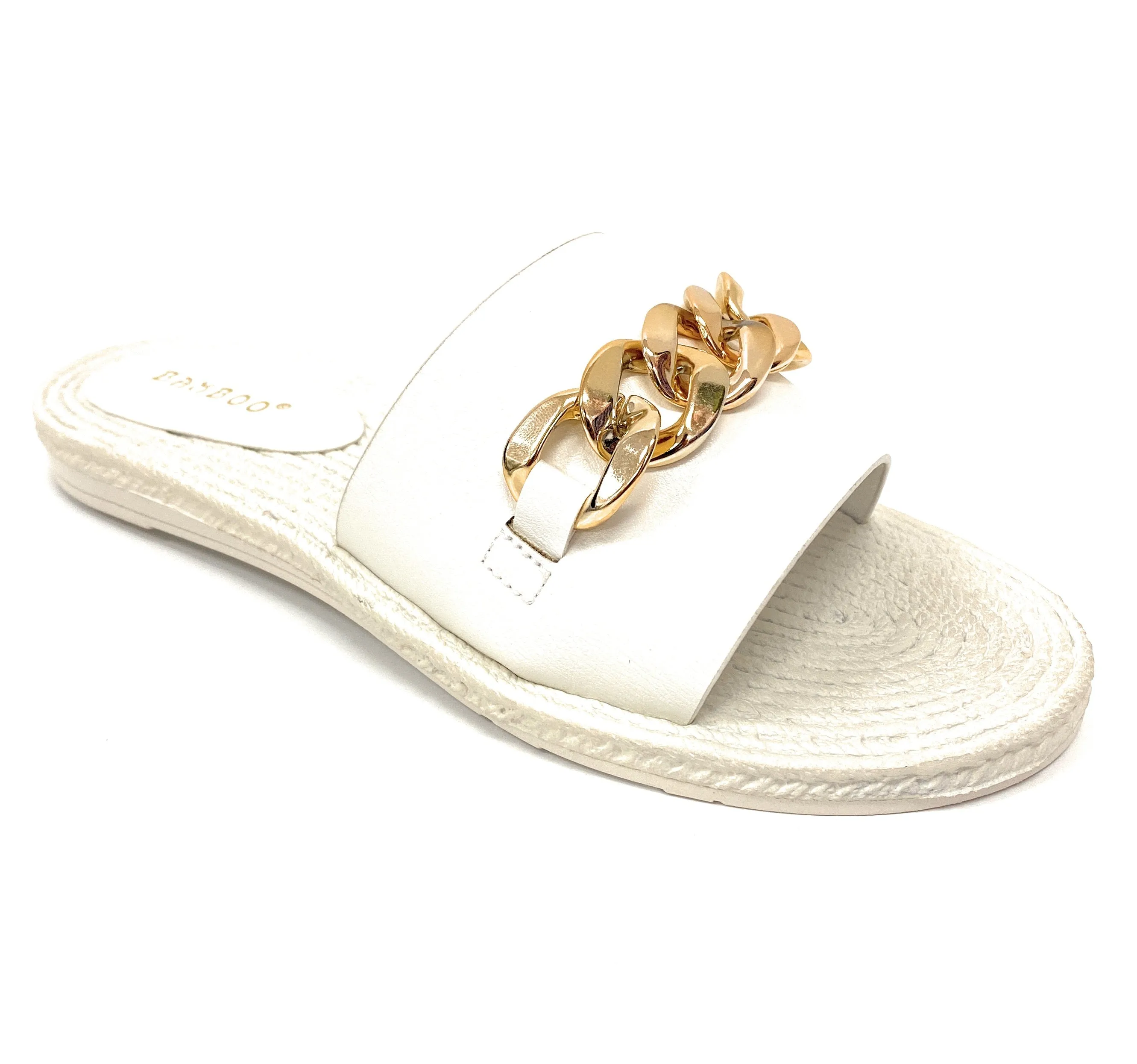 Women wide Band slide w/ chain Athena-15