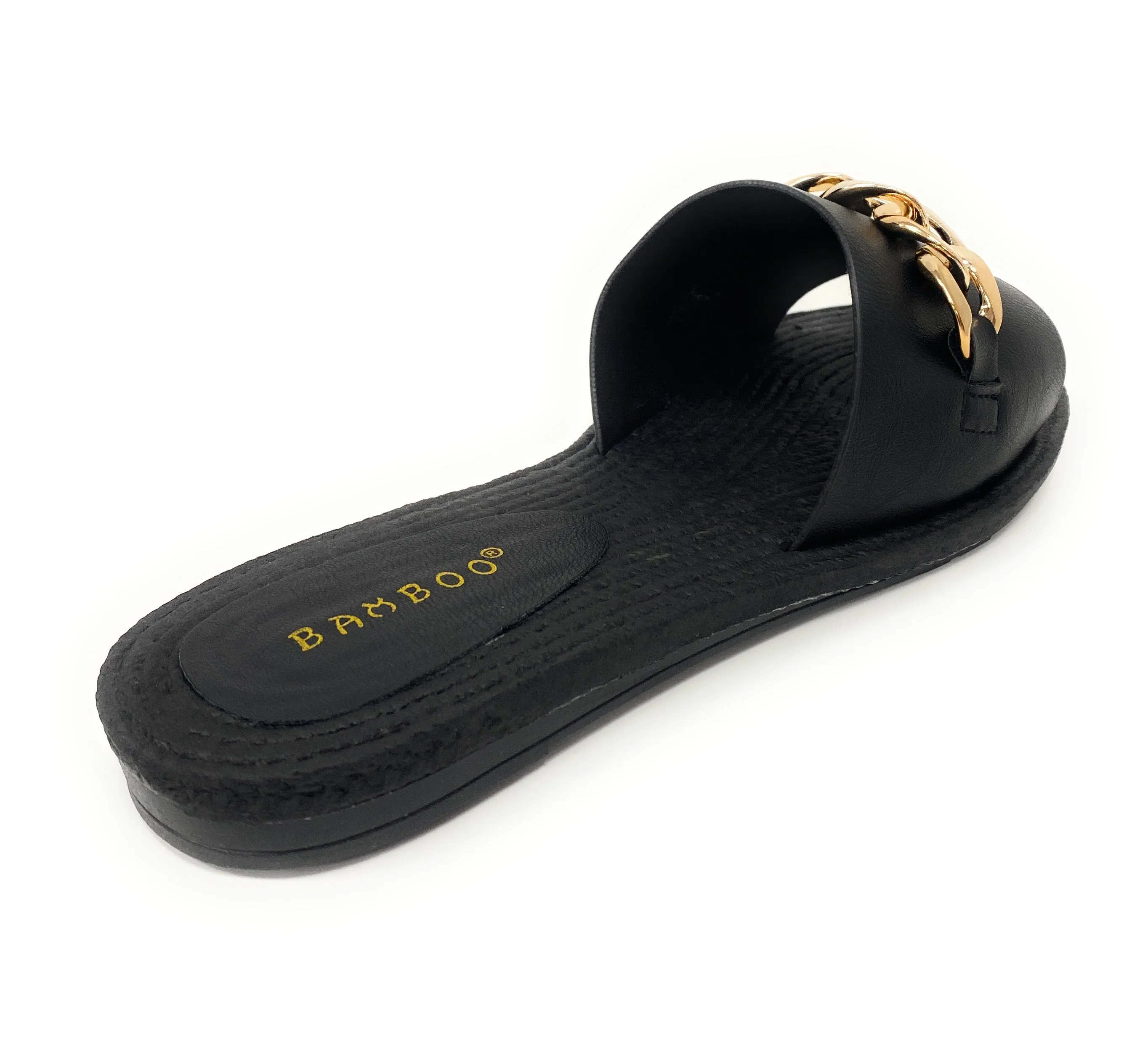 Women wide Band slide w/ chain Athena-15