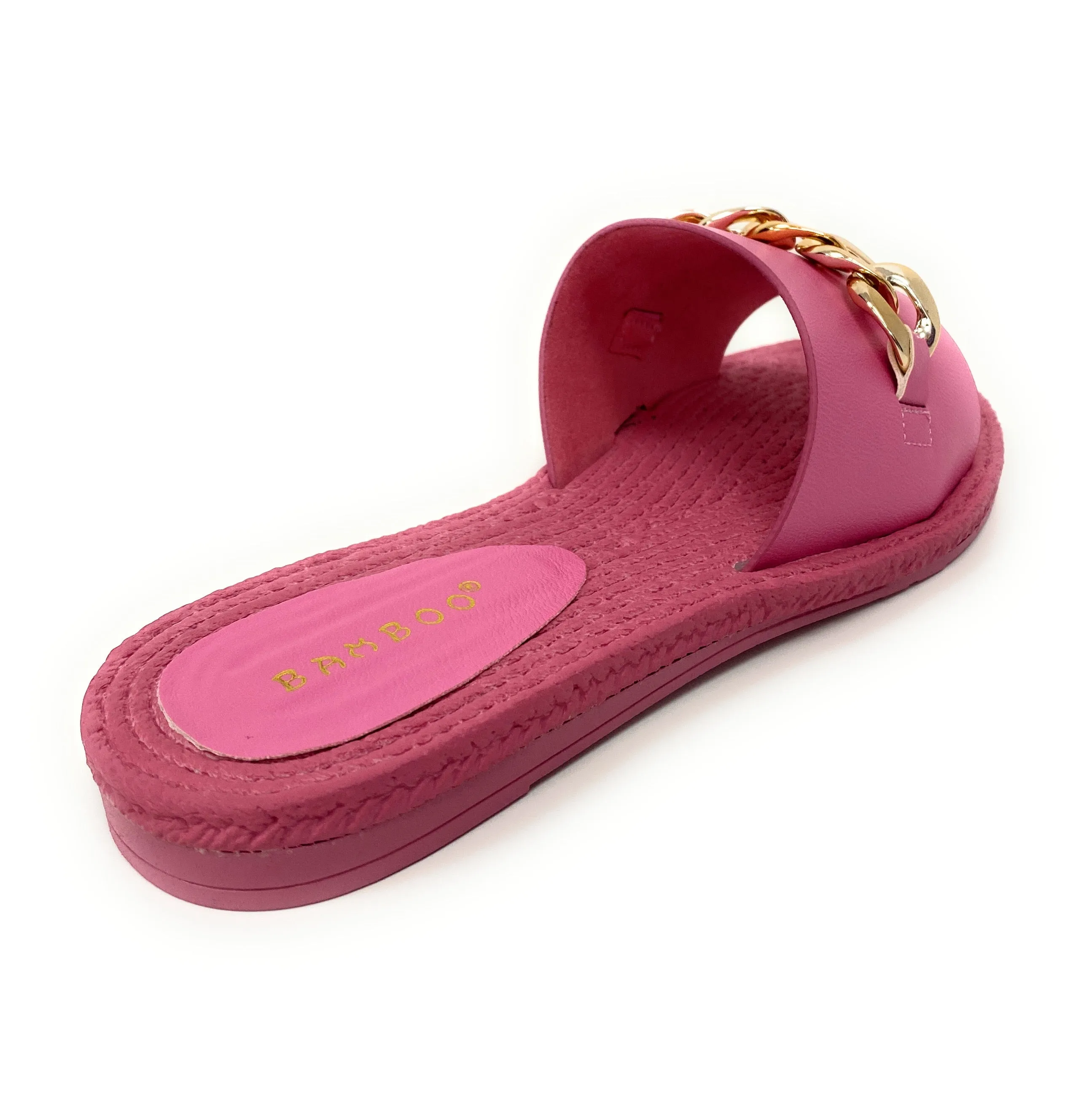 Women wide Band slide w/ chain Athena-15