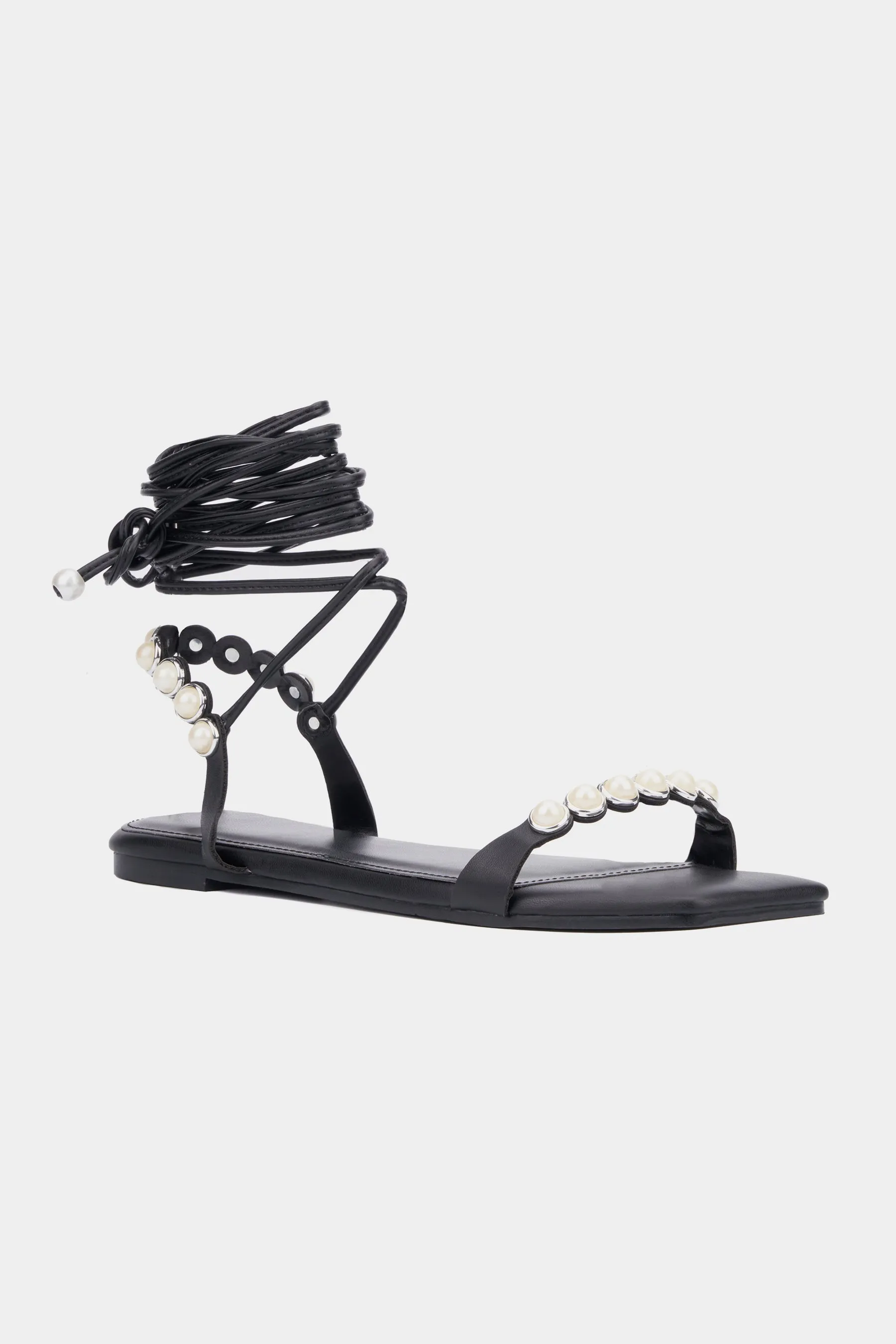Women's Sammie Flat Sandal - Wide Width Ankle Strap Sandals