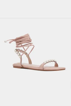 Women's Sammie Flat Sandal - Wide Width Ankle Strap Sandals