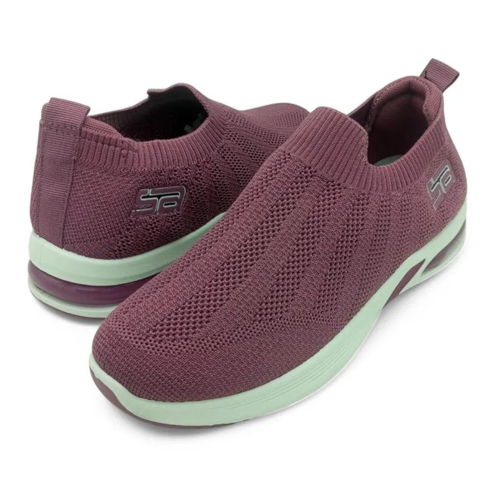 Women's Slip on Sneakers LD56 – Purple