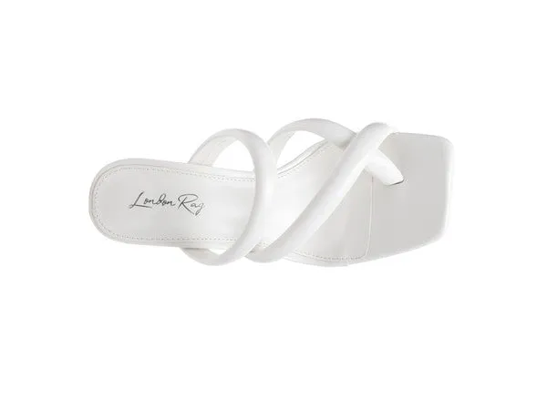 Women's Stunning Clear Heel Toe Ring Sandals