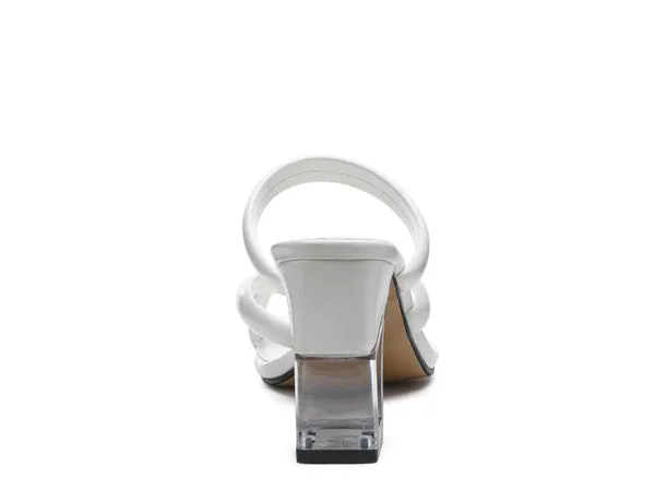 Women's Stunning Clear Heel Toe Ring Sandals