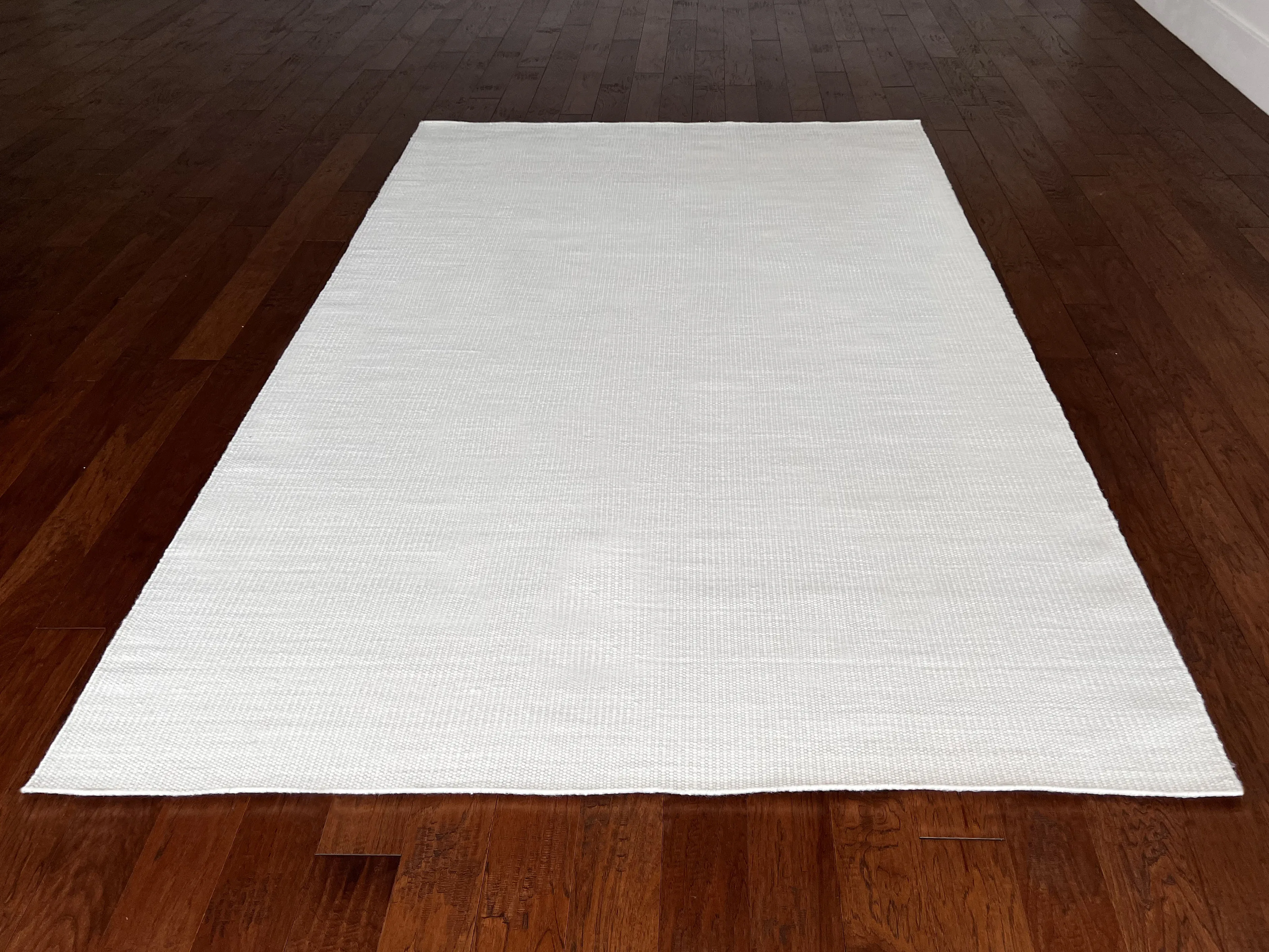 Wool flat weave